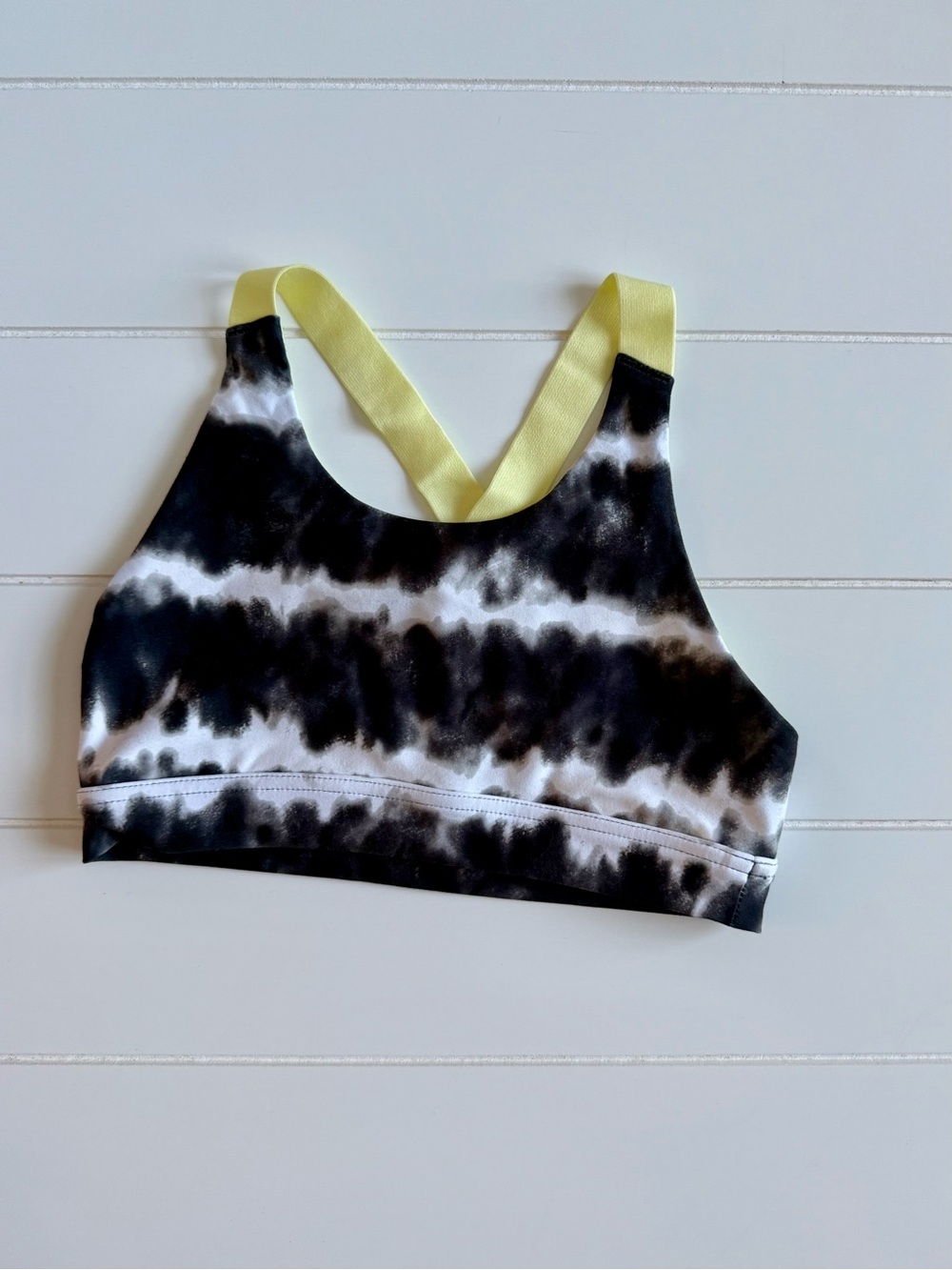 DSG Brown and Light Green Activewear Top
